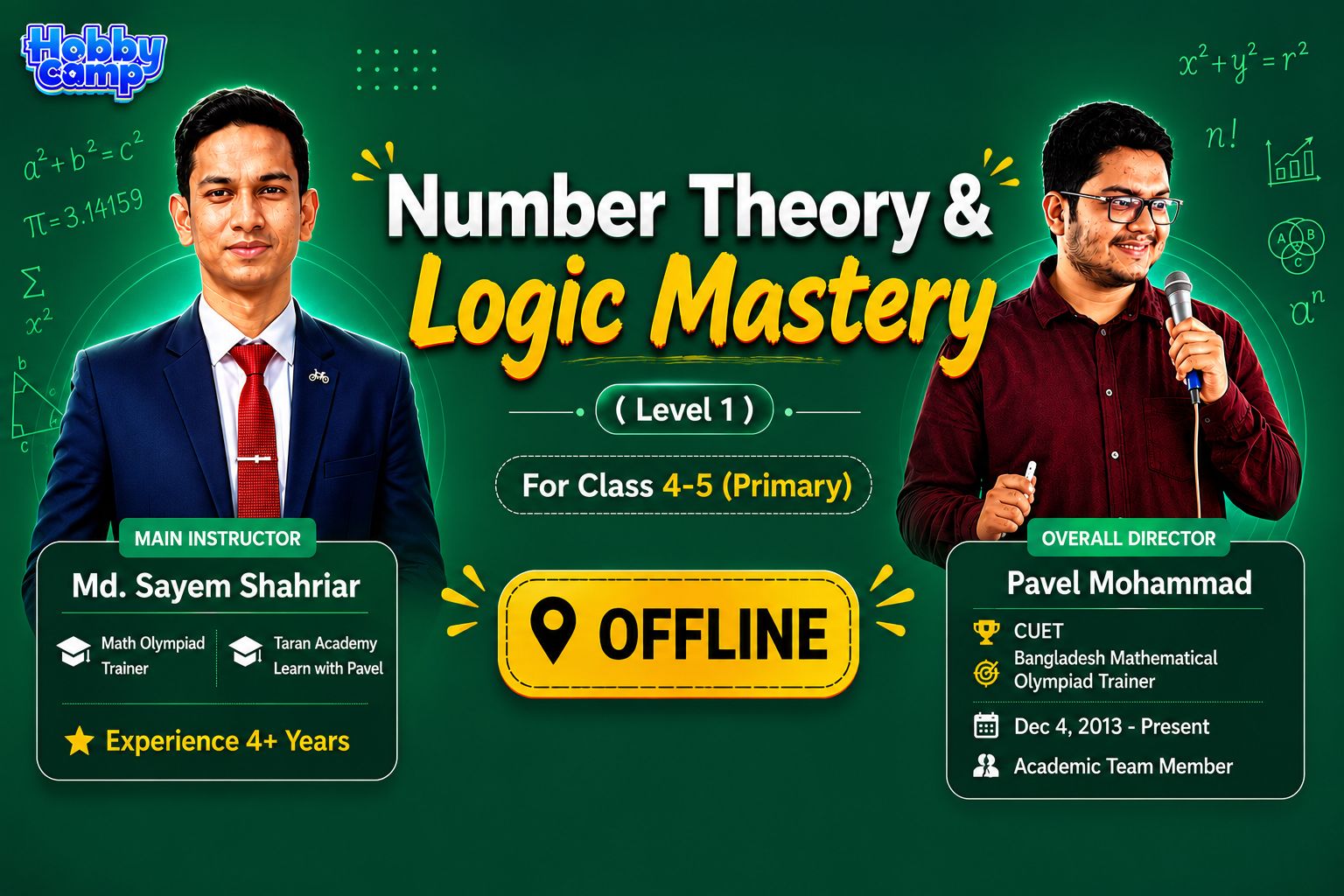 ম্যাথ মাইন্ডস: নাম্বার থিওরি ও লজিক মাস্টারি (লেভেল ১)