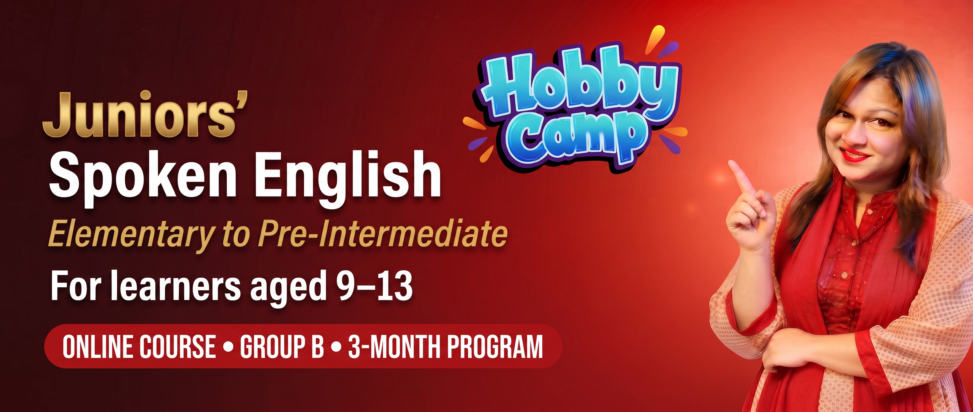 Juniors’ Spoken English (Group - B)